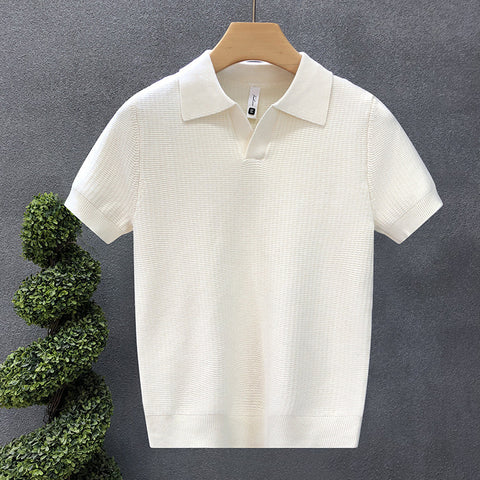 Must-Have Herren-Strick-Poloshirt Klassisch & Minimalistisch