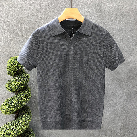 Must-Have Herren-Strick-Poloshirt Klassisch & Minimalistisch